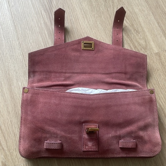 Proenza Schouler PS1 Suede Pochette in “Antique Pink” - Picture 7 of 13
